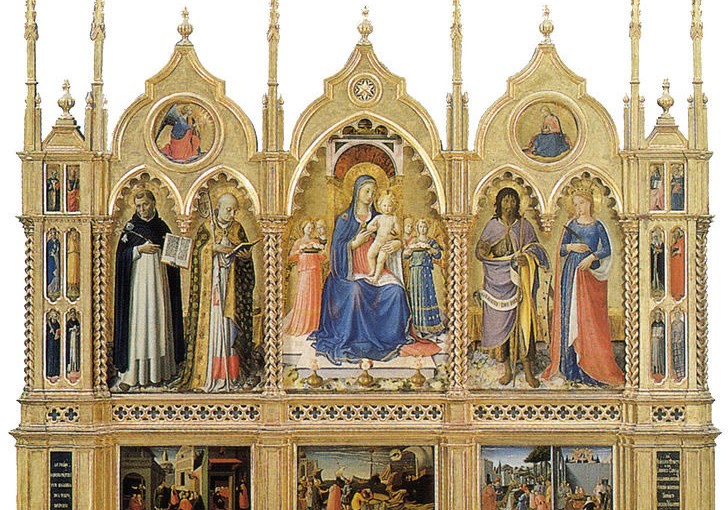 Beato Angelico: Trittico di Perugia, Galleria Nazionale dell’Umbria, Perugia e Pinacoteca Vaticana, Città del Vaticano, Roma.
